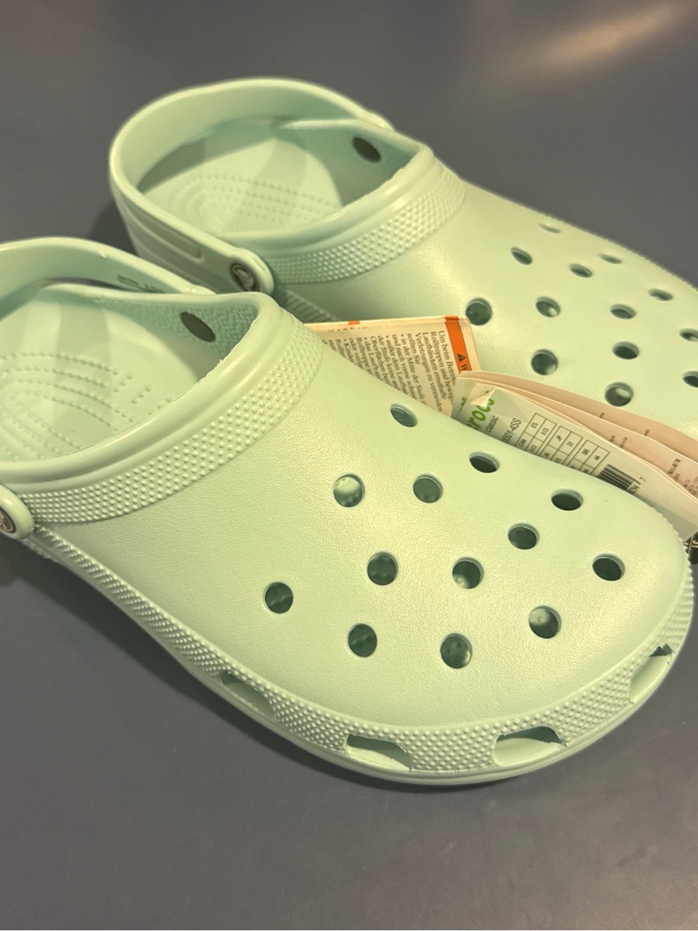 CROCS Classic Clog Pure Water Blue Shoe Mens size 13 NWT
